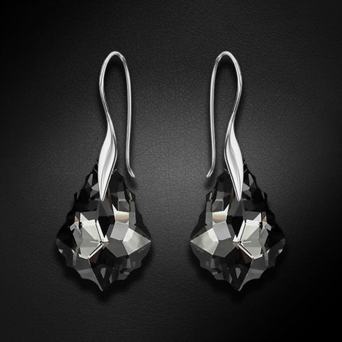 Sudraba komplekts "Baroka IV (Silver Night)" ar Swarovski™ kristāliem